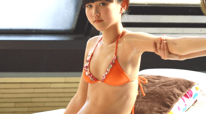 【U15アイドル】お風呂で擦りつけオ○二ー！！